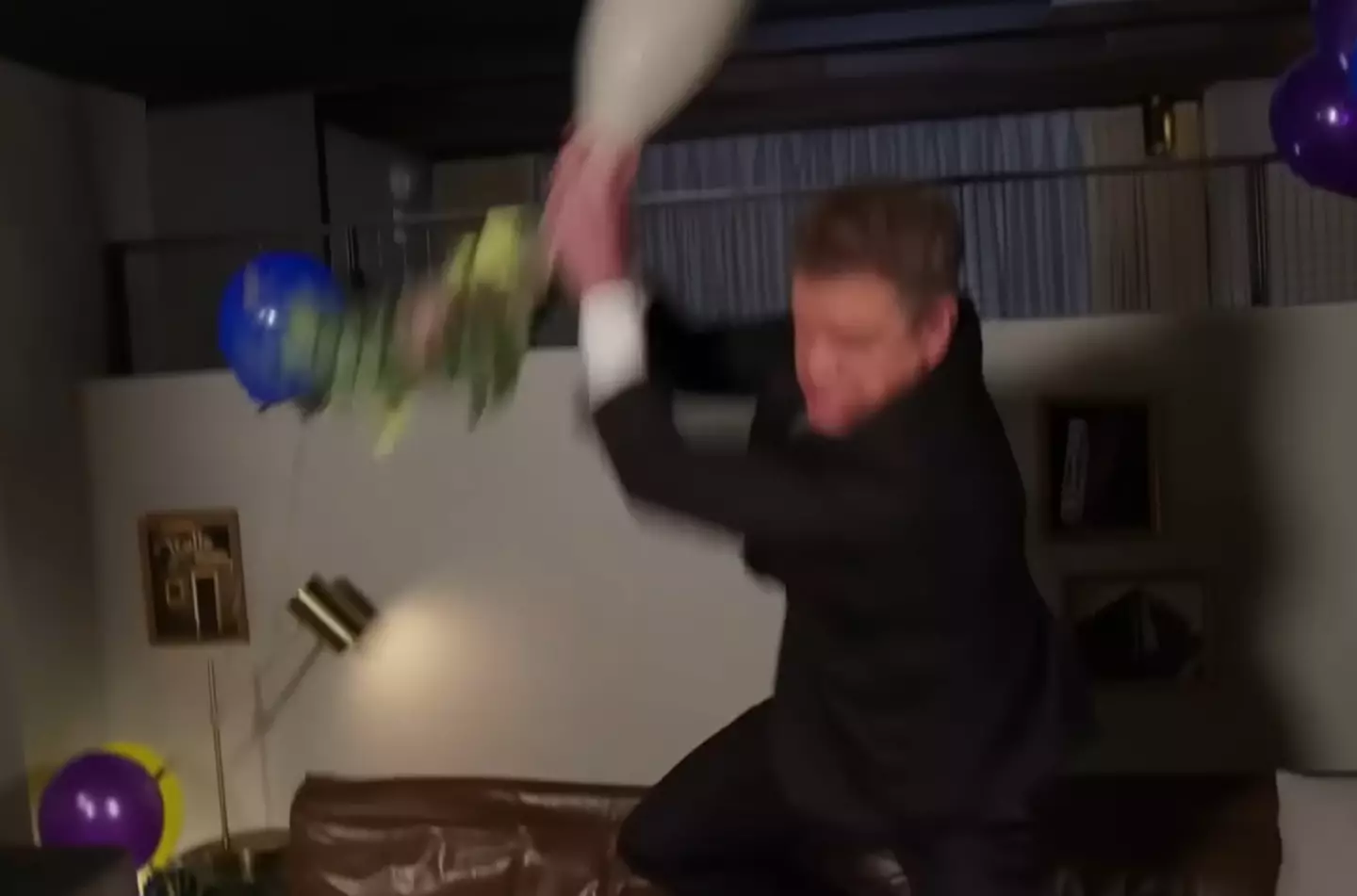 After hearing there wasn't time for him on Jimmy Kimme Live, Matt Damon trashed the set.