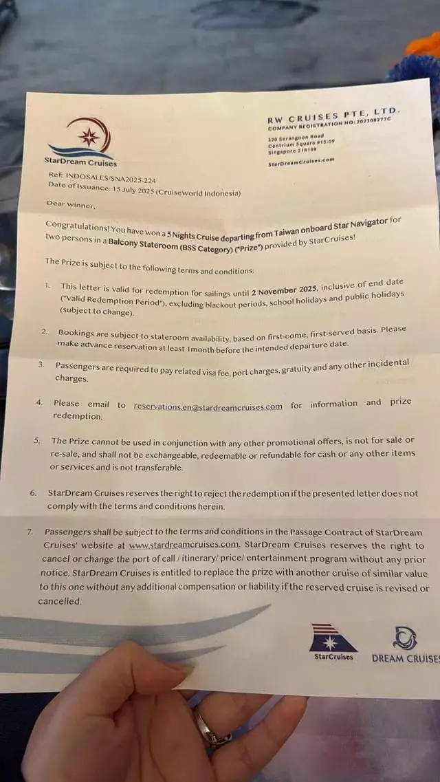 The Redditor allegedly posted a photo of their prize letter (Reddit/iamdeepakbohra)