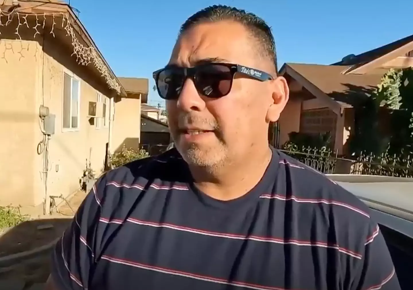 Silva said the man refused to leave from underneath the home when confronted by police (NBC News)