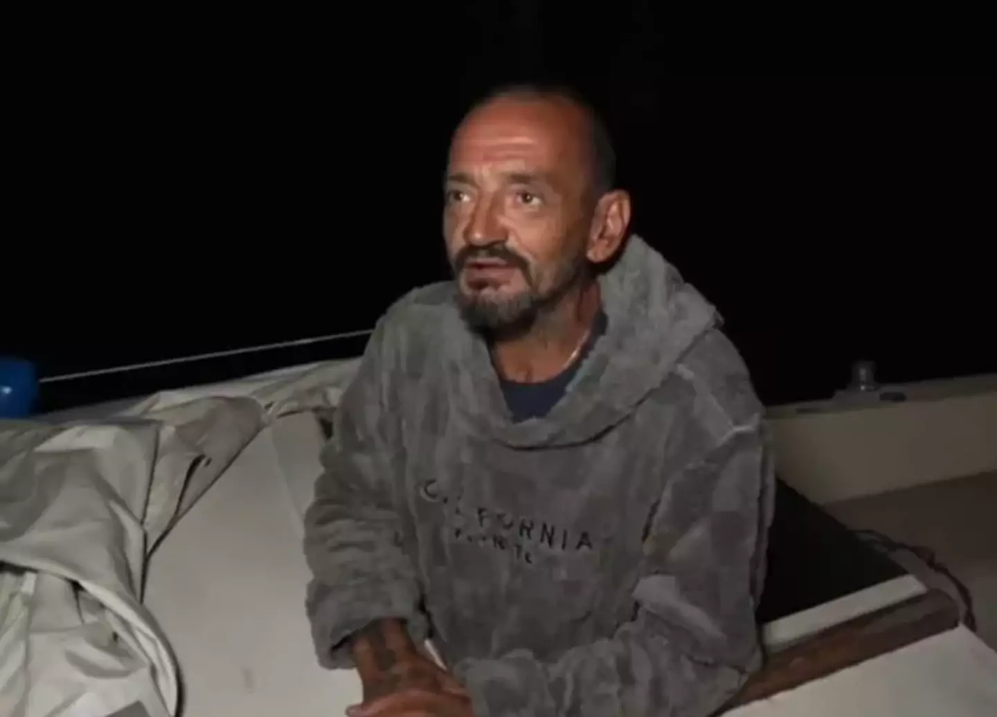 Joseph Malinowski joked he had more eventful nights before (Sky News)