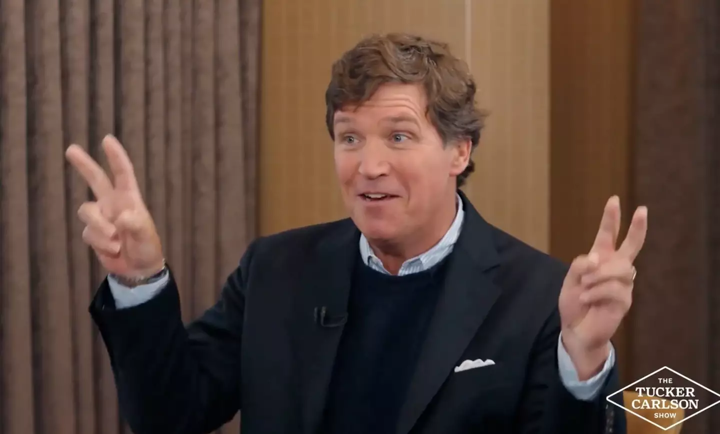 Tucker Carlson claimed there was a 'Global Homo' movement (The Tucker Carlson Show)