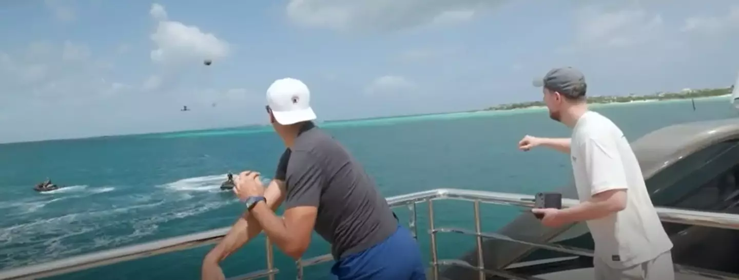 Tom Brady rose to MrBeast's challenge.