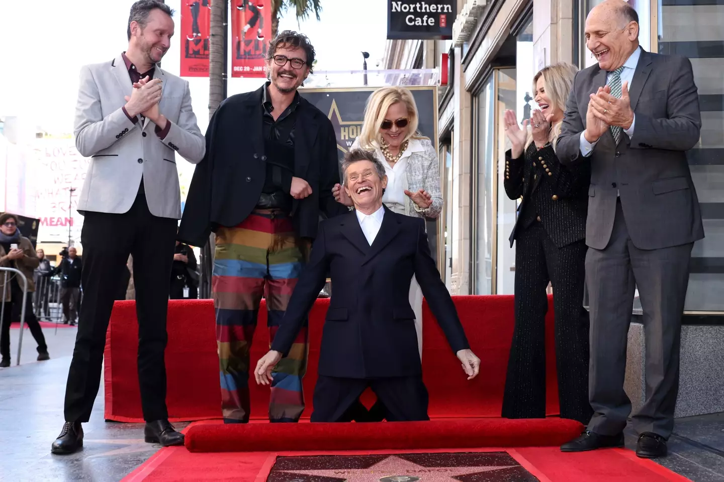 Willem Dafoe was overjoyed by his achievement.