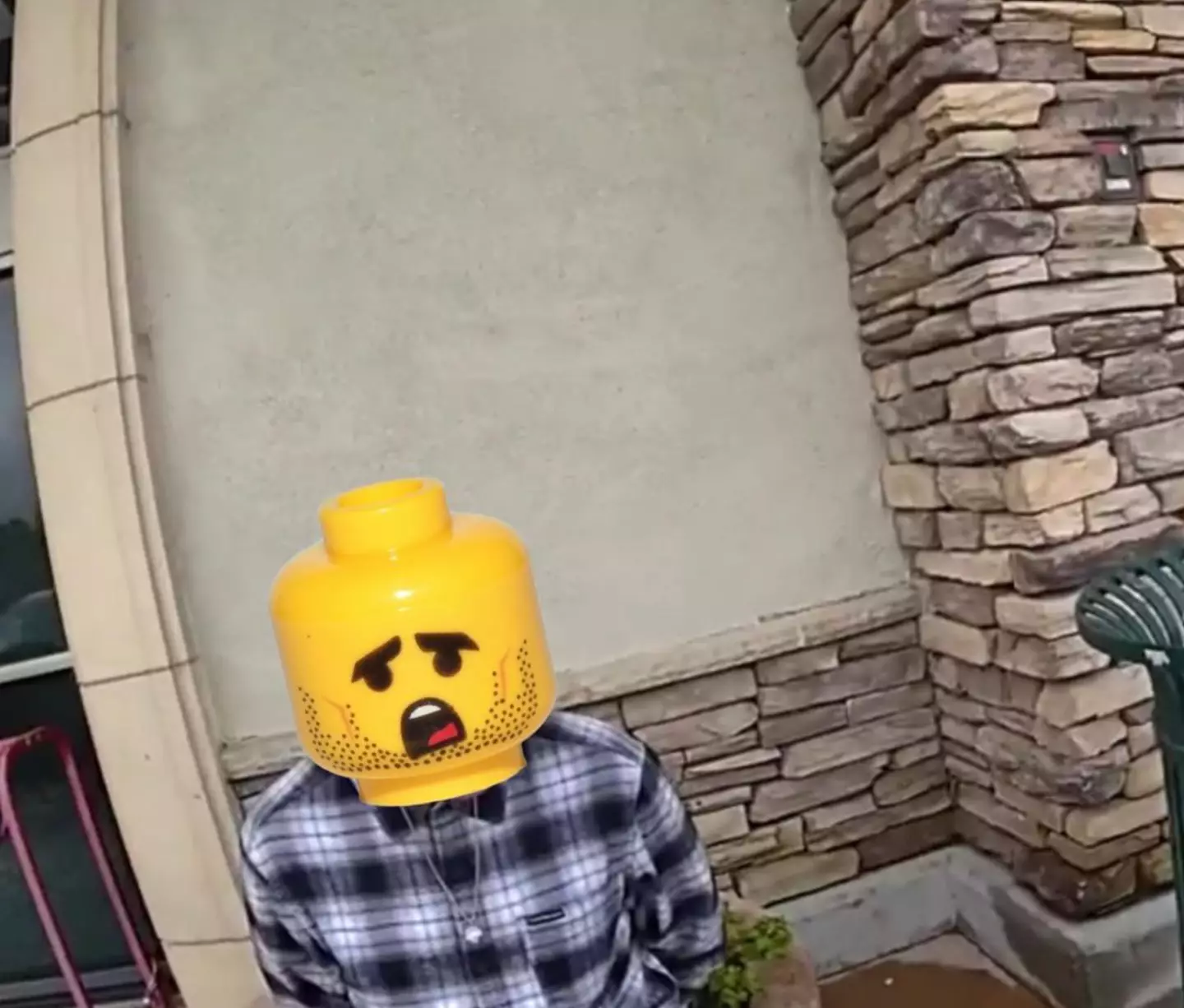 The force have begun replacing suspects' head with Lego heads.