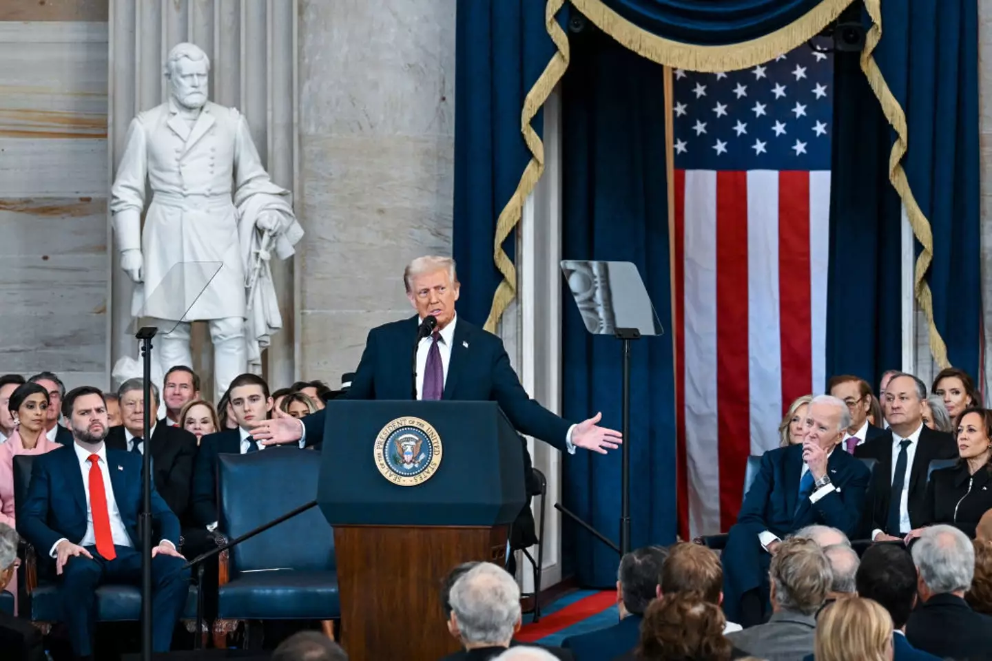 Donald Trump was sworn in for his second term yesterday (Kenny Holston-Pool/Getty Images)
