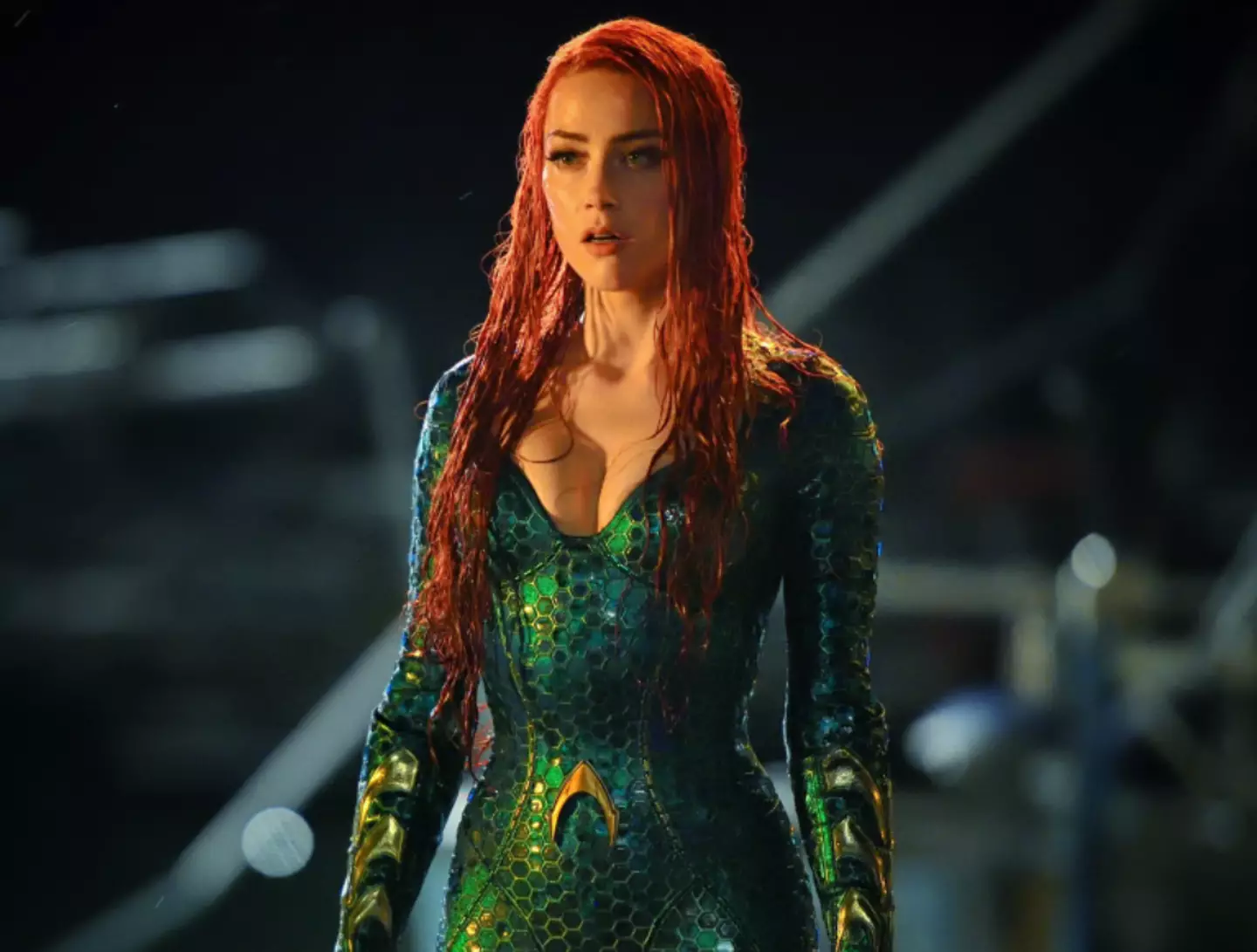 Amber Heard in Aquaman.