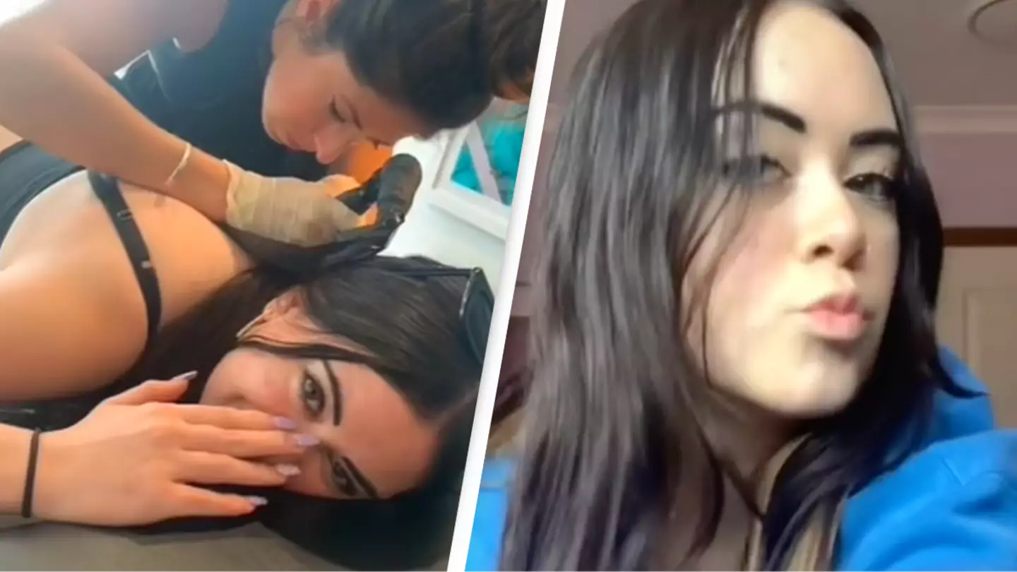 Woman gets matching tattoo on first date with her Tinder match