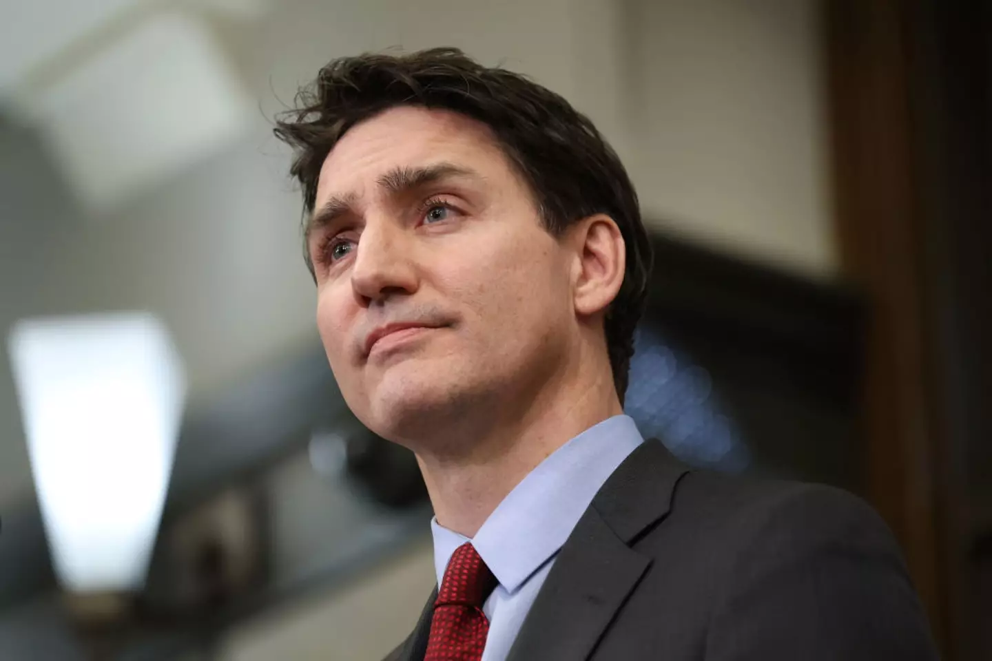 Canadian Prime Minister Justin Trudeau urged people to 'choose Canada' (DAVE CHAN/AFP via Getty Images)