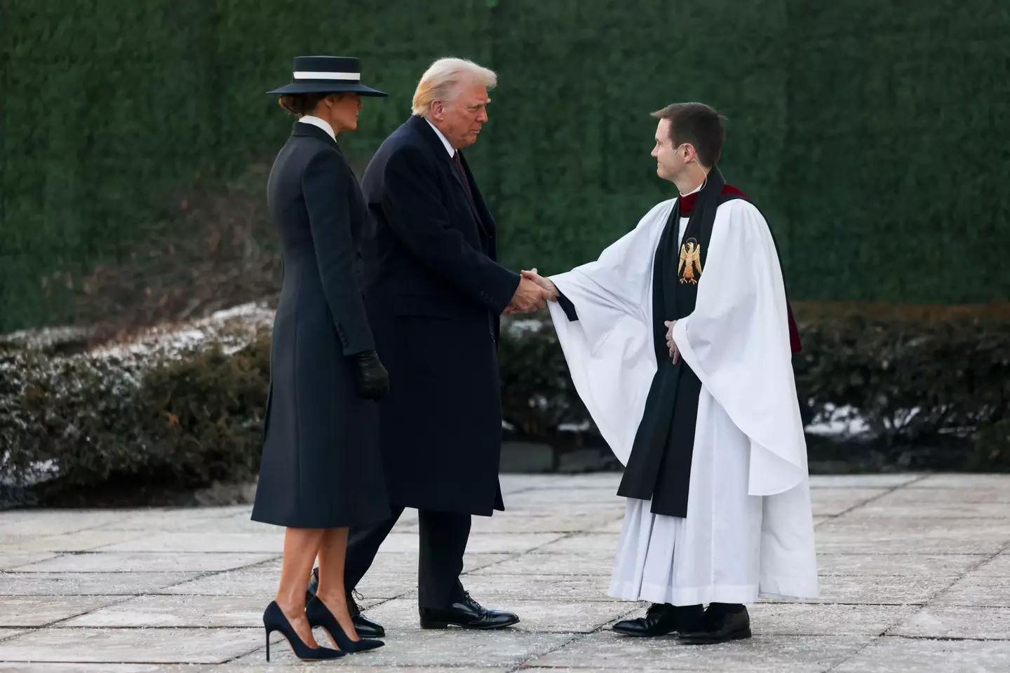 James believes Trump was making a 'silent statement' (Tierney L. Cross/Bloomberg via Getty Images)
