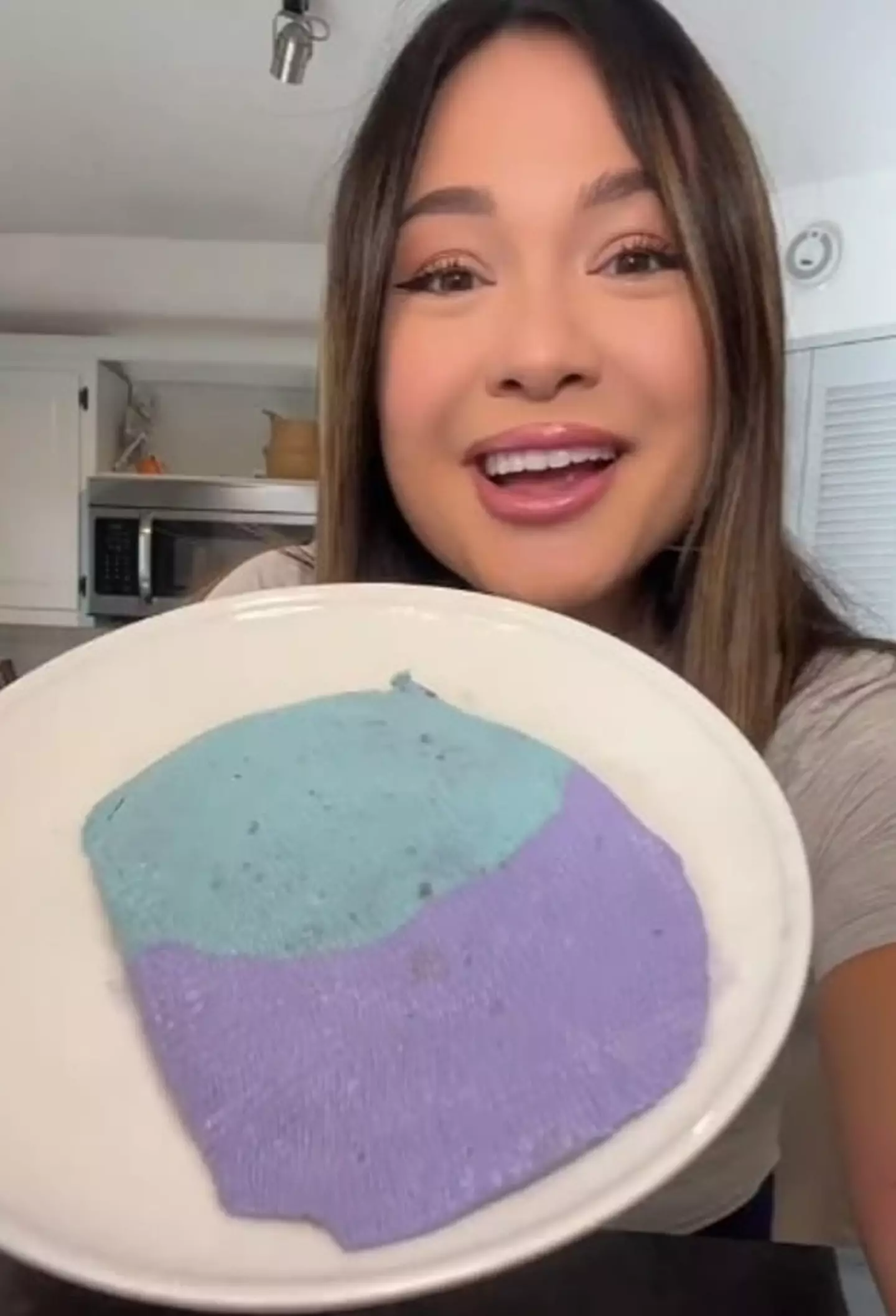 Michelle Brown made her opinions known on the yogurt (TikTok/@Missbedhead)