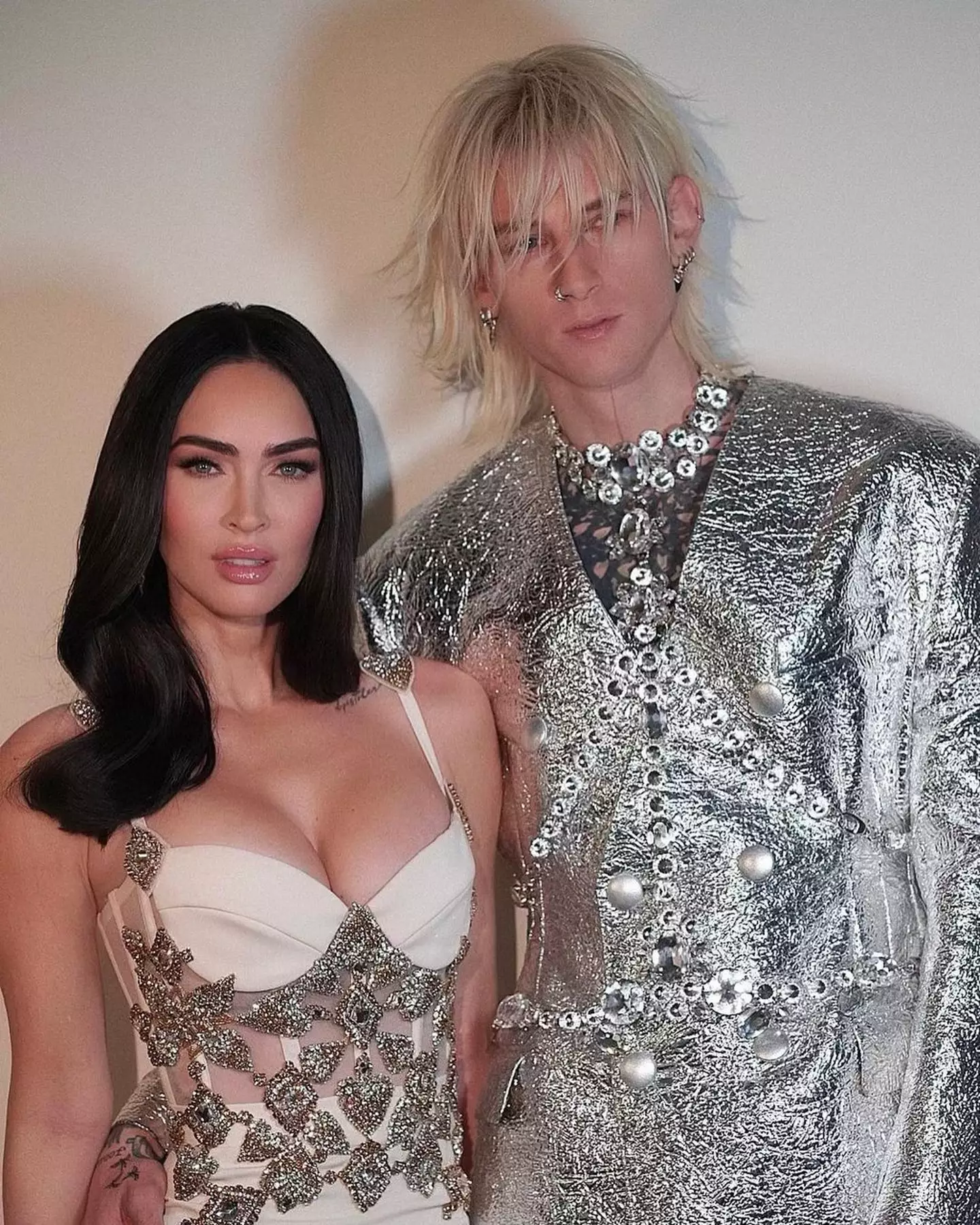 Megan Fox and Machine Gun Kelly at this year's Grammy Awards.