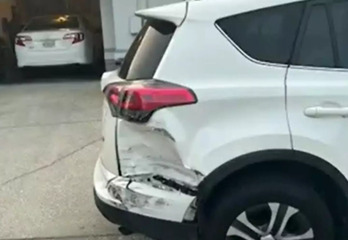 The Florida woman had only just paid off her car before it was crashed into.