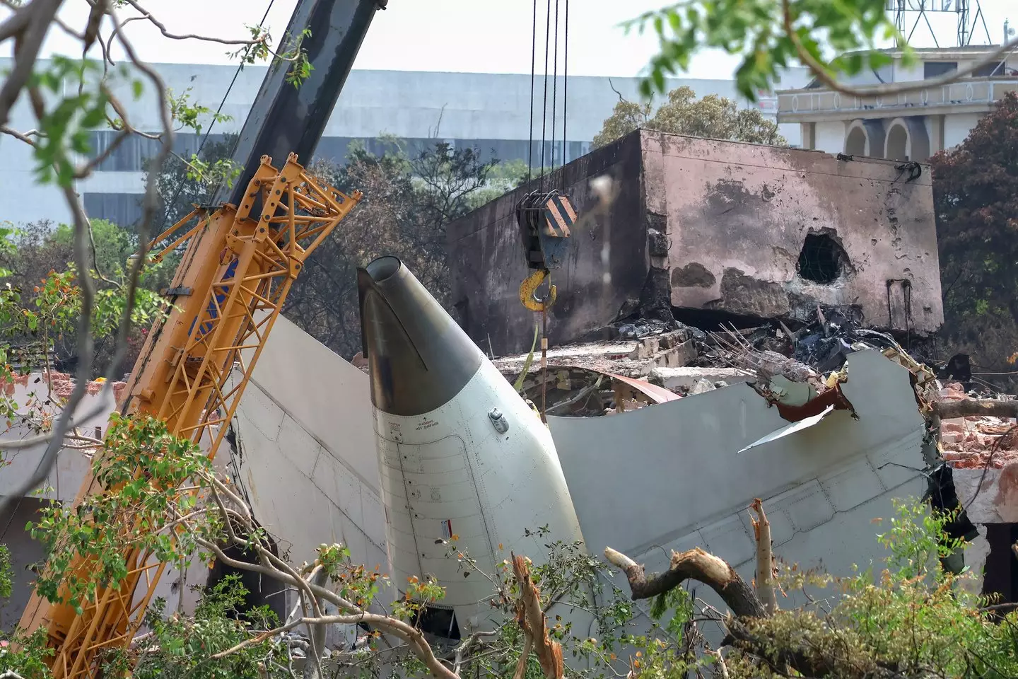 An investigation has been launched into the crash (BASIT ZARGAR/Middle east images/AFP via Getty Images)