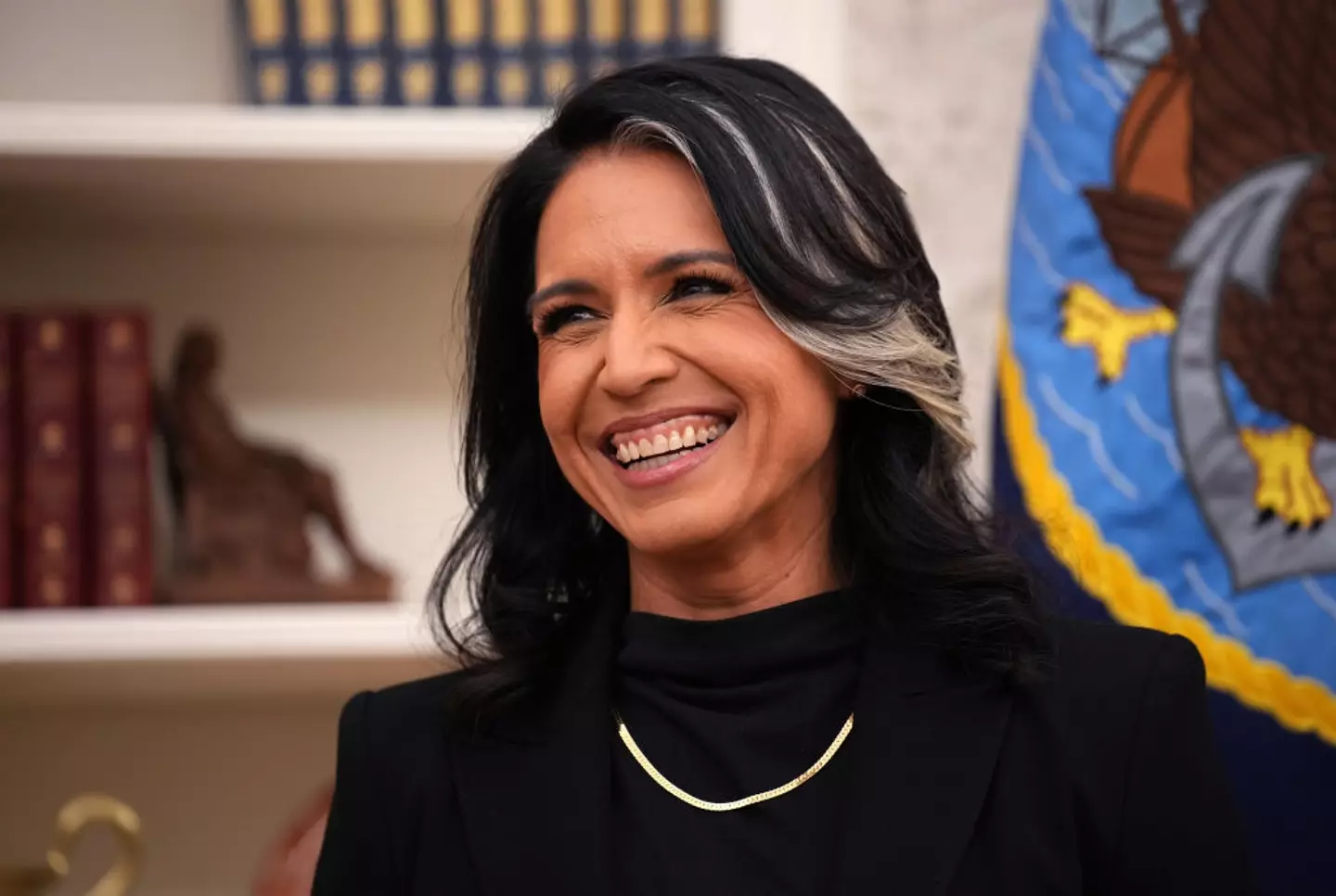 Director of National Intelligence, Tulsi Gabbard, also advised staff to disregard Musk's email (Andrew Harnik/Getty Images)
