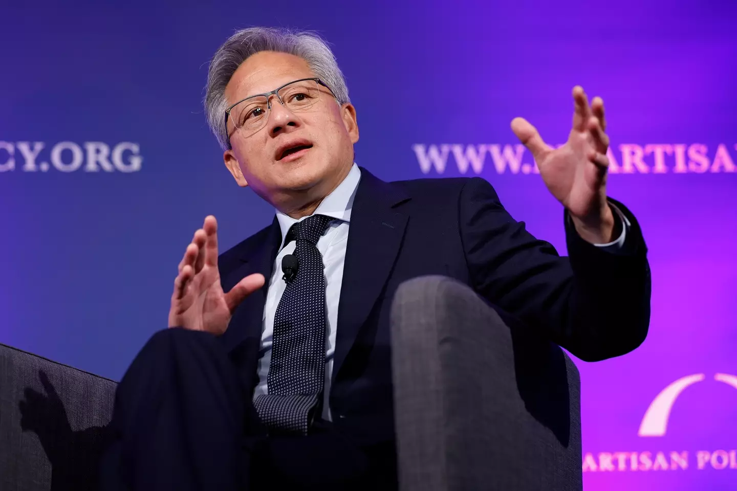 Jensen Huang is new to the list (Chip Somodevilla/Getty Images)