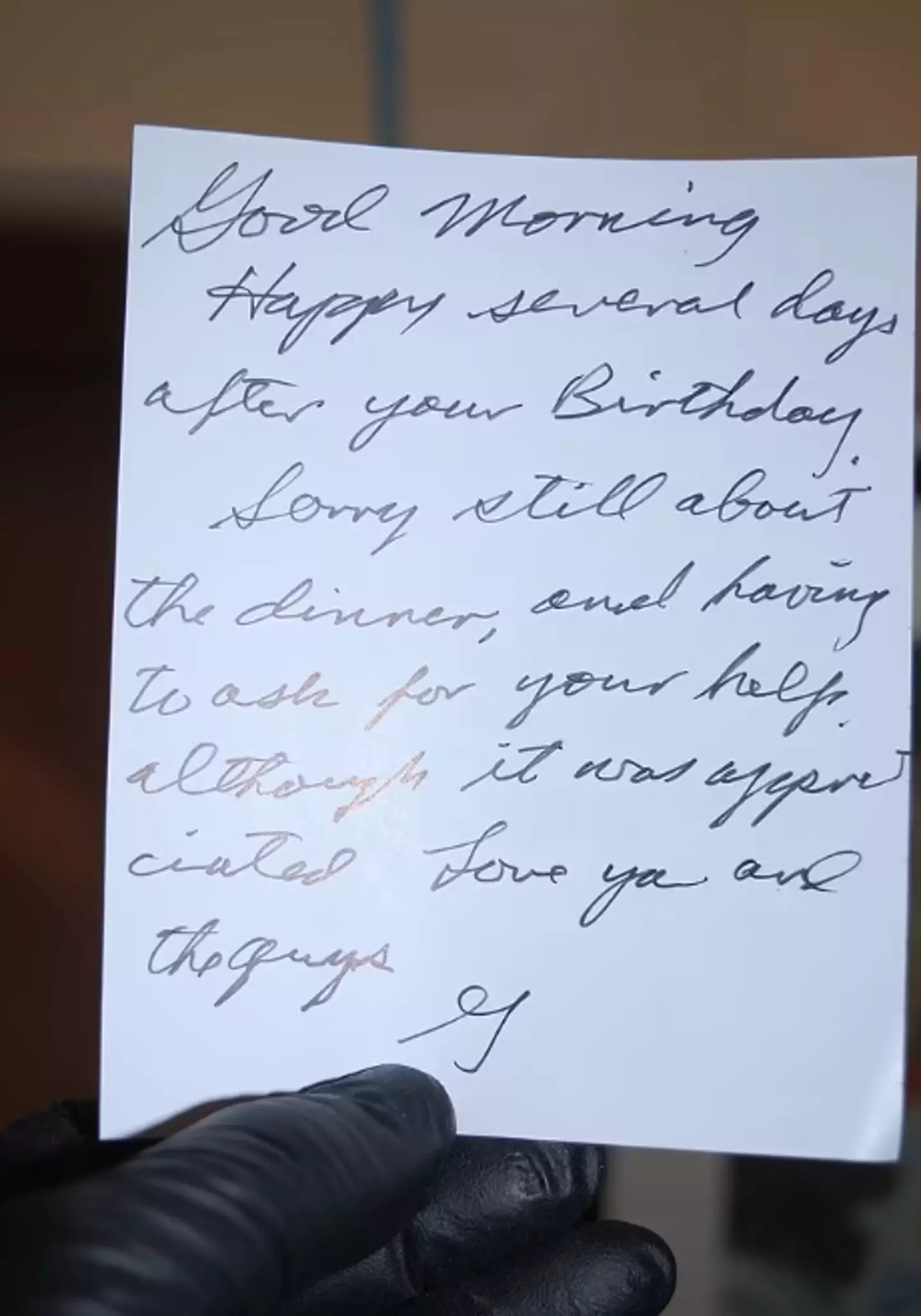 The notes were affectionate (Sante Fe Police Department)