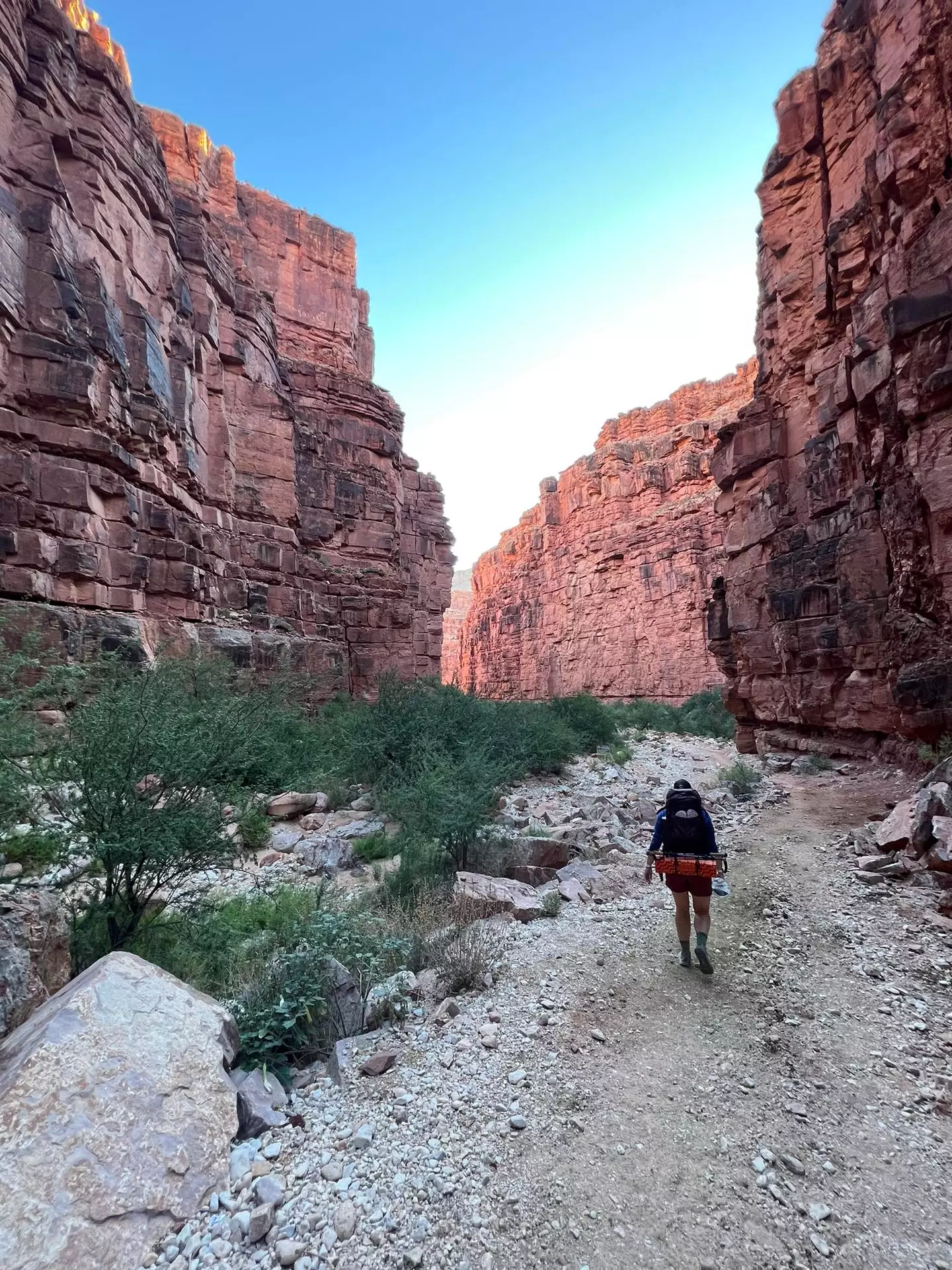 Chenoa is an avid hiker and was trekking through the Grand Canyon when a monsoon hit. (Chenoa Nickerson/Facebook)