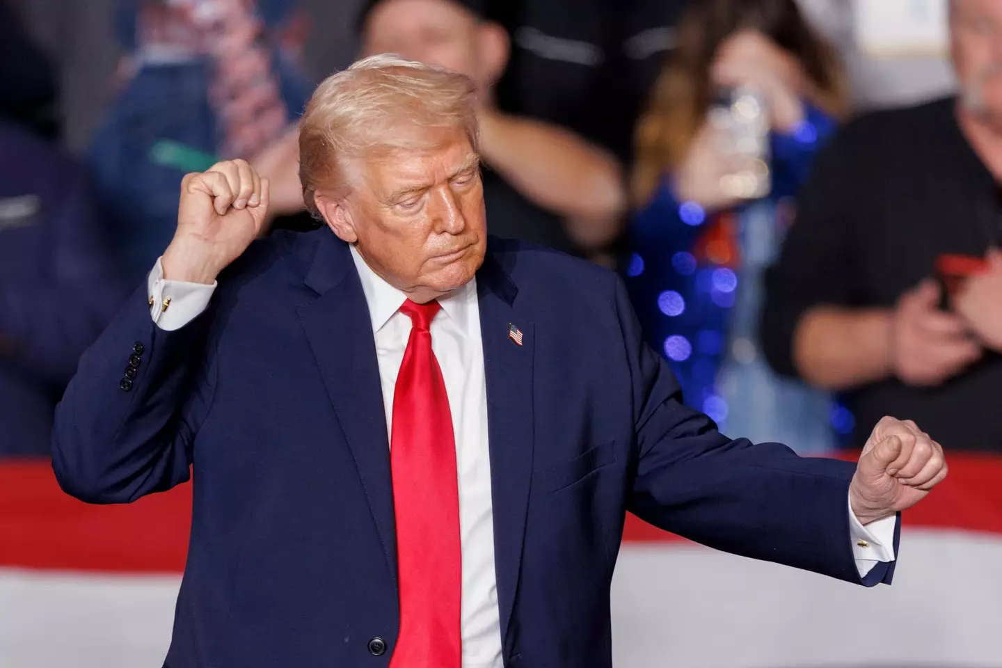 The statement couldn't help itself from throwing shade at the Democrats (Scott Morgan/Bloomberg via Getty Images)