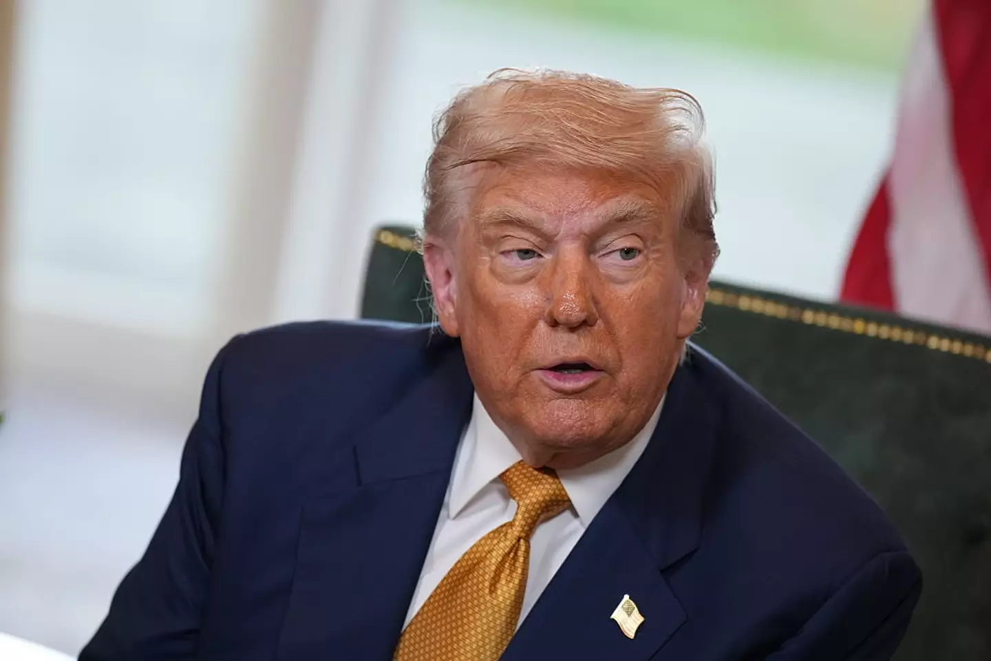 Donald Trump said he's considering reducing the deadline he'd set Russia (Andrew Harnik/Getty Images)