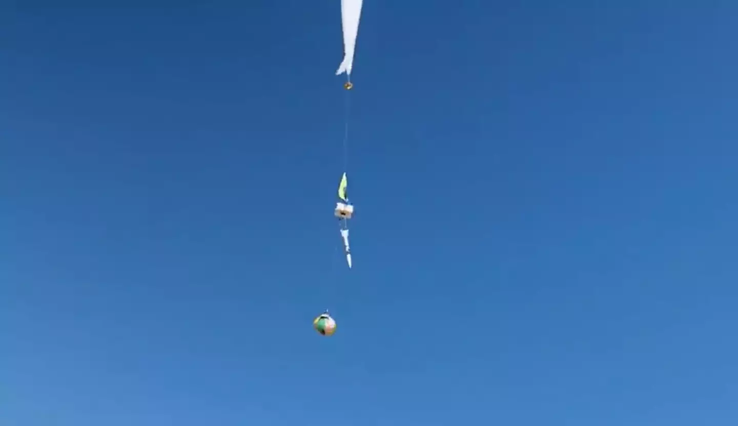 Mark Rober and his team sent an egg into space (YouTube/Mark Rober)