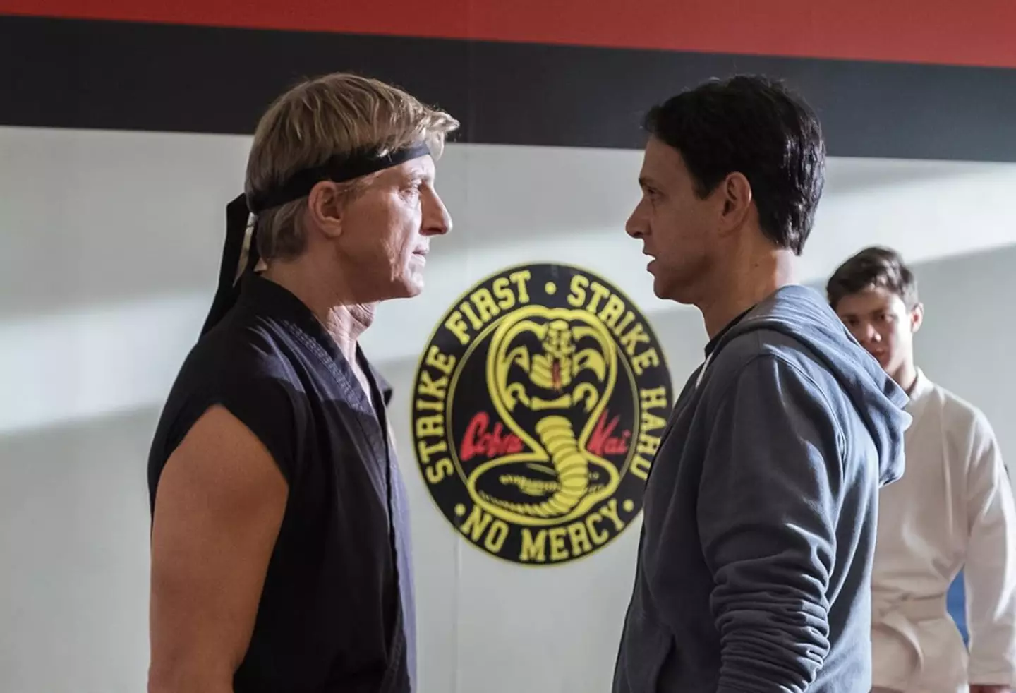 Cobra Kai is set 34 years after The Karate Kid. (Netflix)