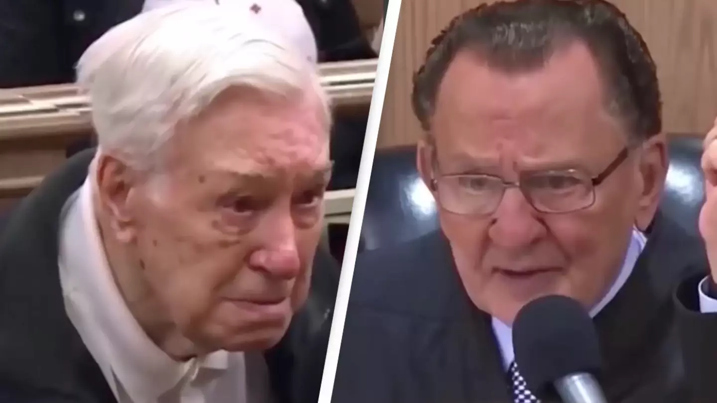 Judge gets emotional as 96-year-old pleads his innocence for speeding violation while taking sick son to hospital