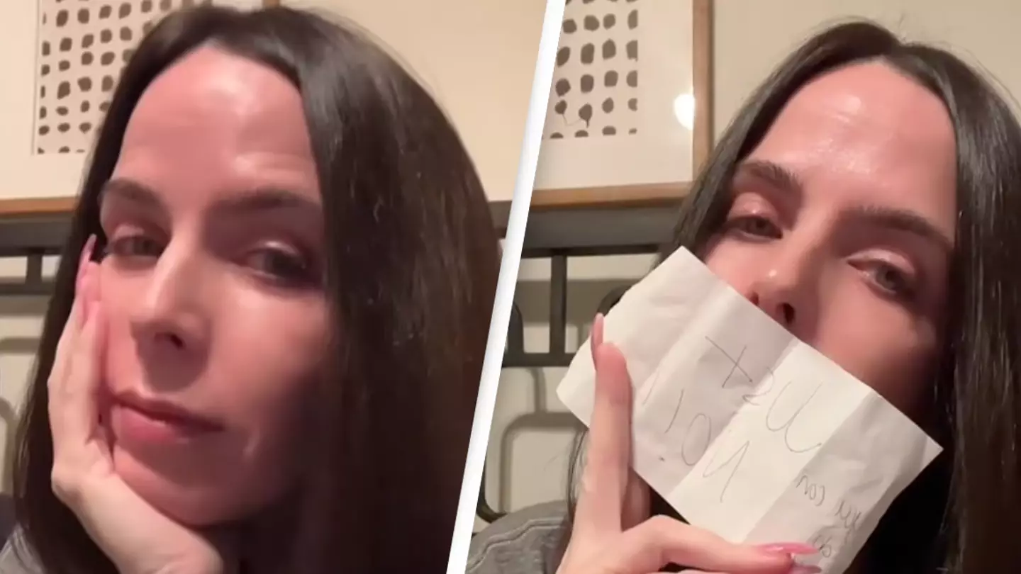 Woman left shocked after receiving cryptic note midway through her date