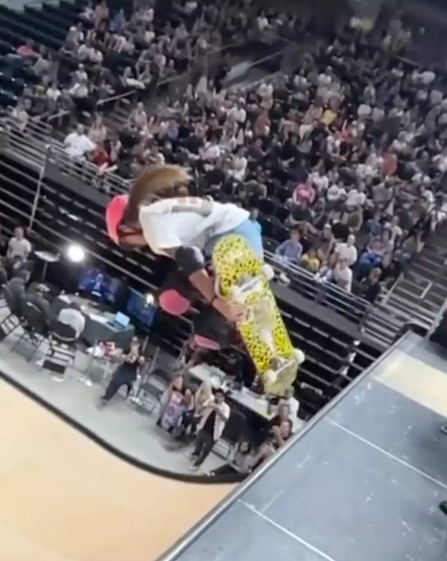 Arisa Trew sticking the first 720 landed by a woman.