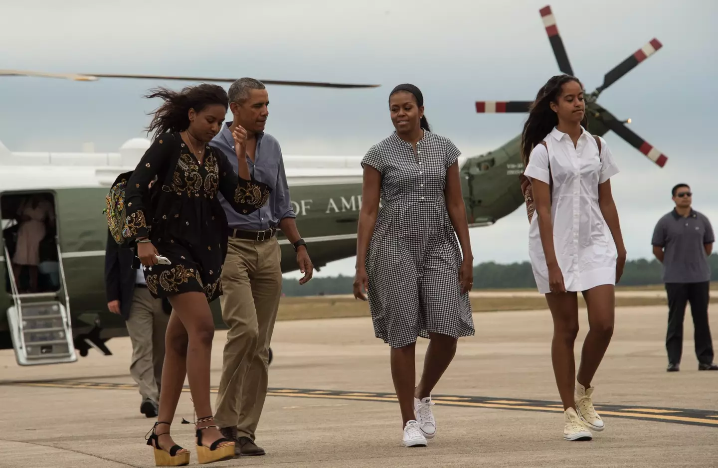 The Obamas pictured in 2016 (NICHOLAS KAMM/AFP via Getty Images)