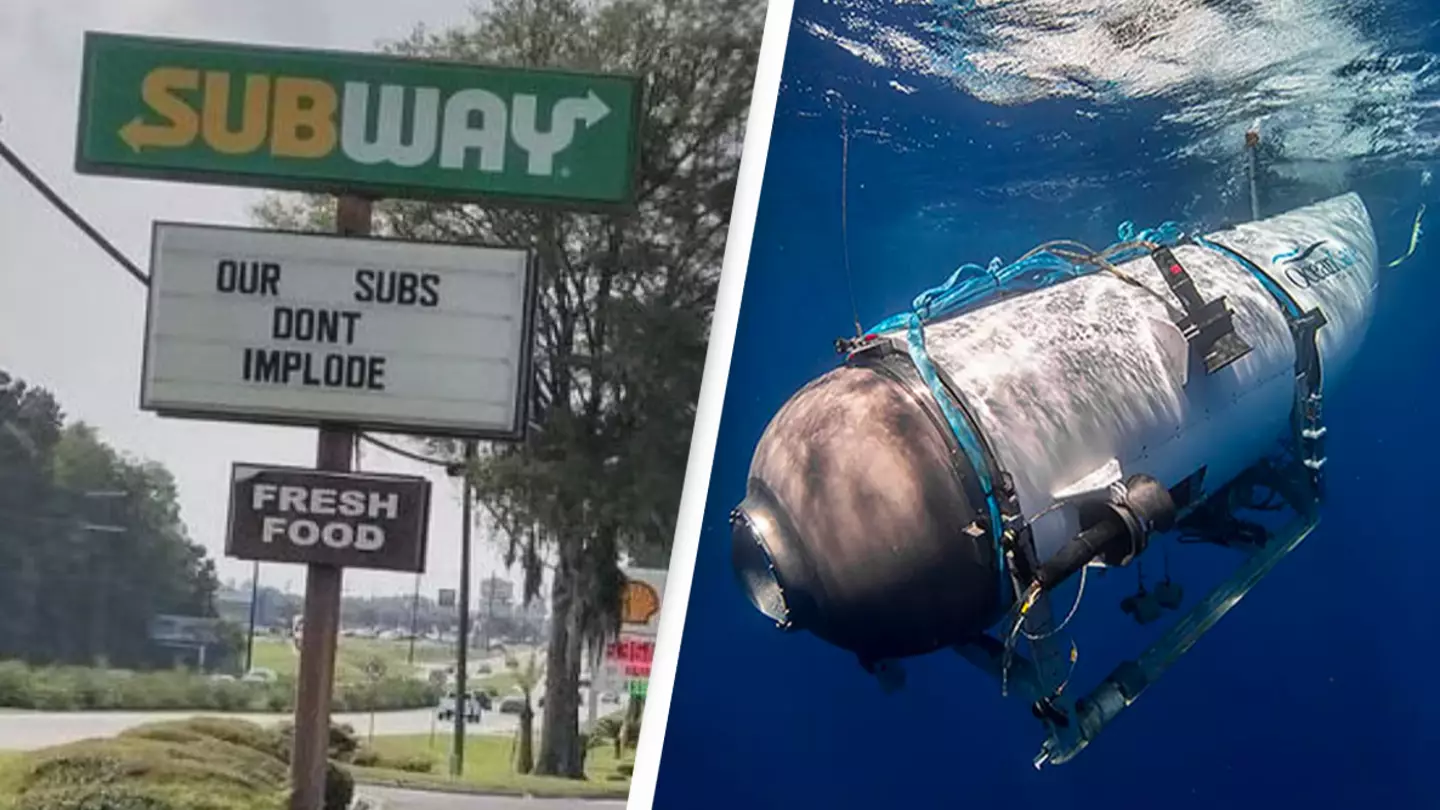 Subway restaurant criticized for 'poor taste' after putting Titanic joke on sign