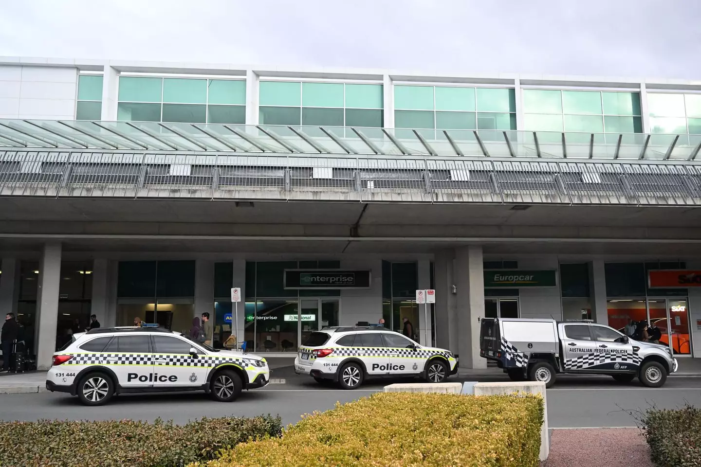 A man has been arrested after opening fire in an Australian airport.