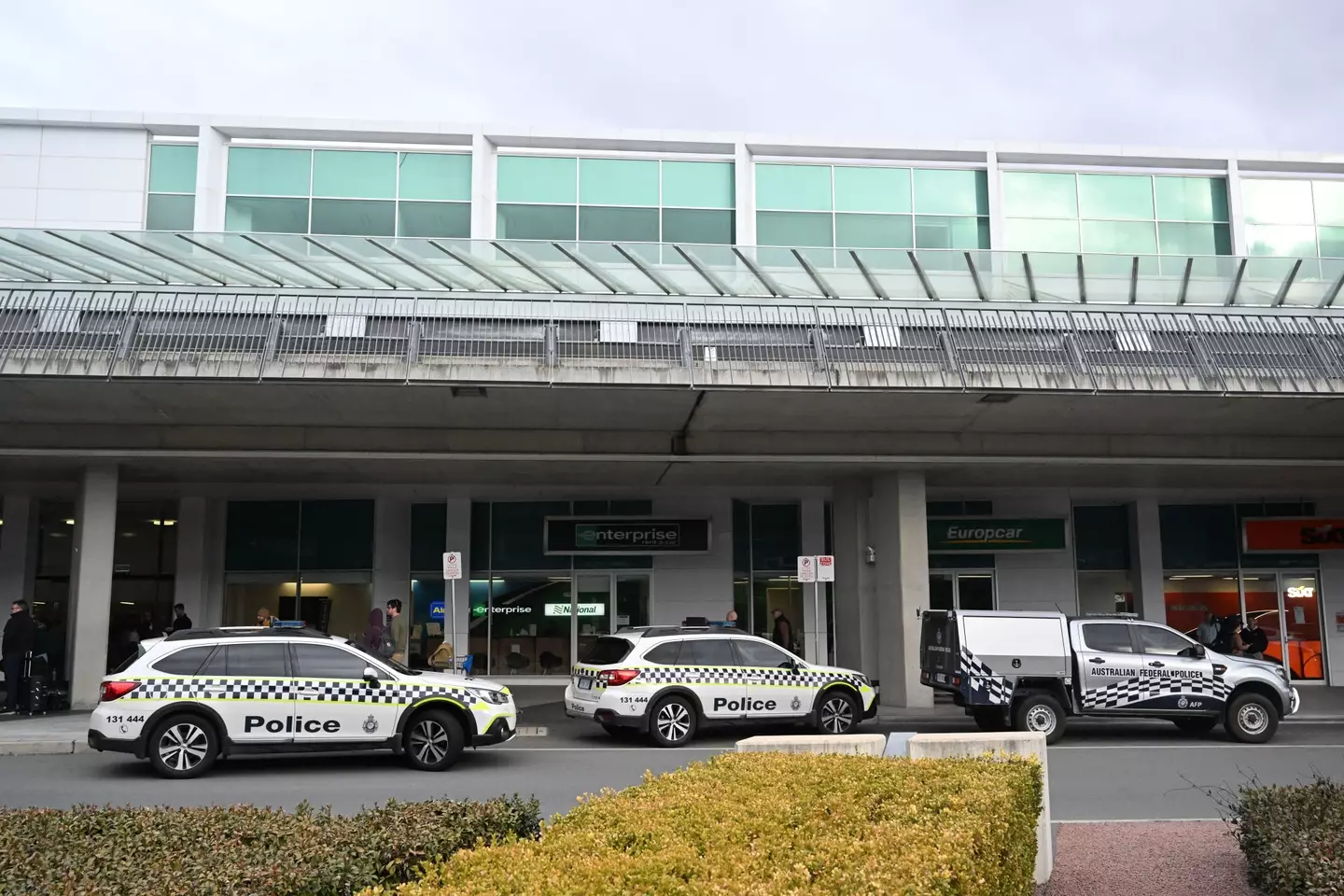A man has been arrested after opening fire in an Australian airport.