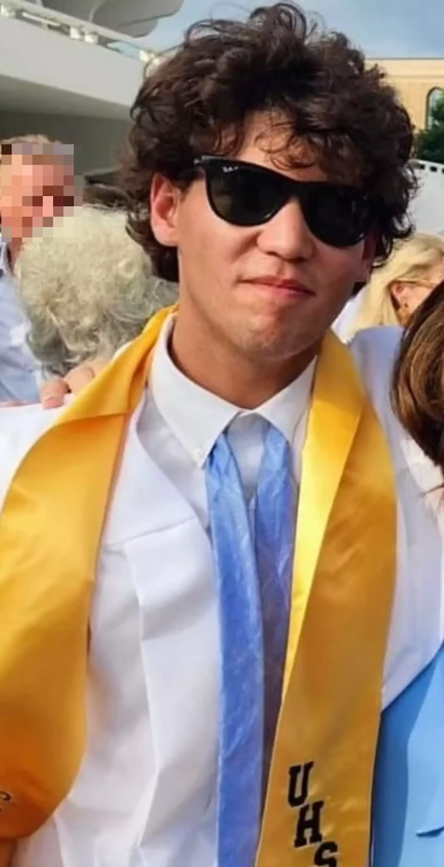 Cameron Robbins graduated high school this month.
