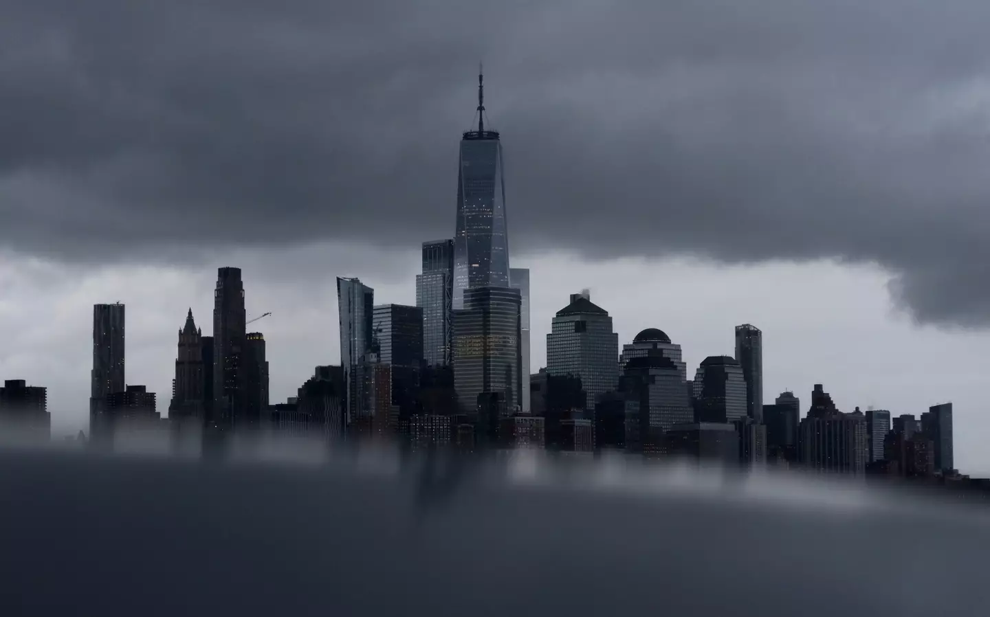 A Nor'Easter over New York City earlier this year (Gary Hershorn/Getty Images)