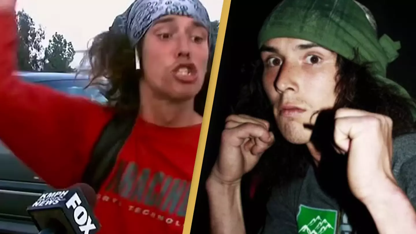 Netflix documentary The Hatchet Wielding Hitchhiker about viral star that ended up behind bars drops tomorrow