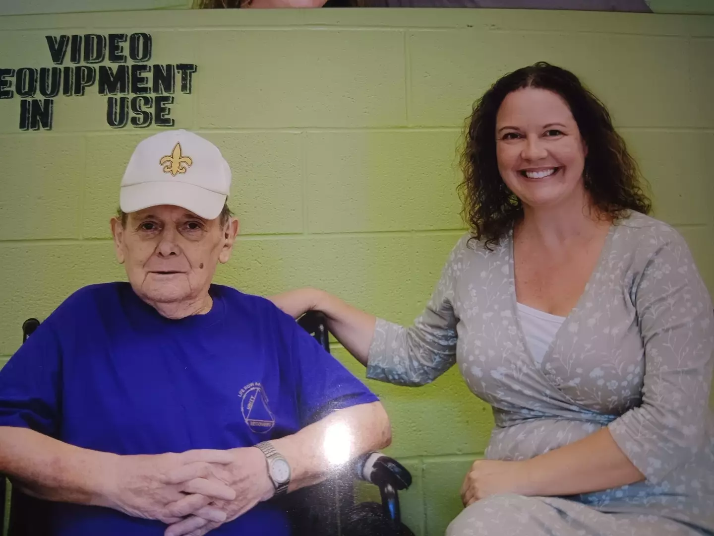 Christopher Sepulvado with his spiritual advisor, Alison McCrary (Facebook/Alison R. McCrary)