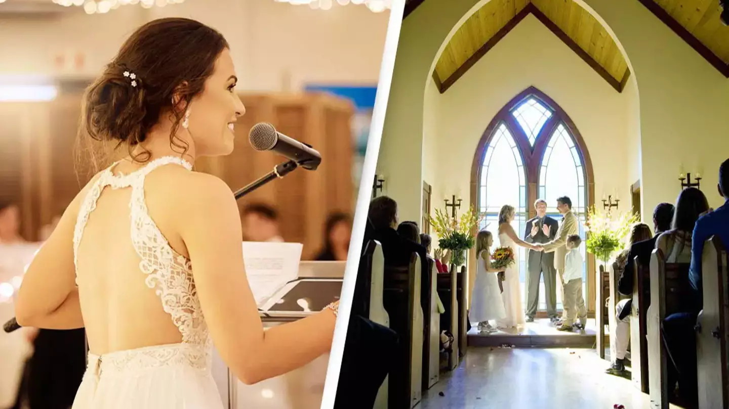 Bride reads fiancé's affair texts out loud instead of saying vows at wedding