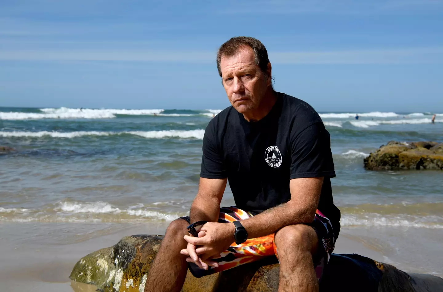 Dave Pearson was lucky to not lose his arm in the attack (WENDELL TEODORO/AFP via Getty Images)