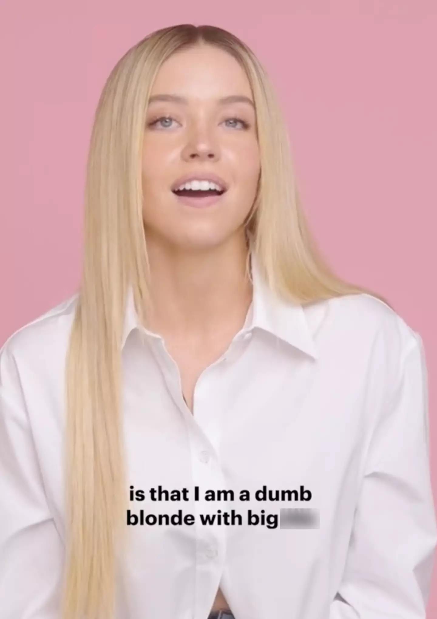 Sydney Sweeney addressed her 'dumb blond' stereotype.