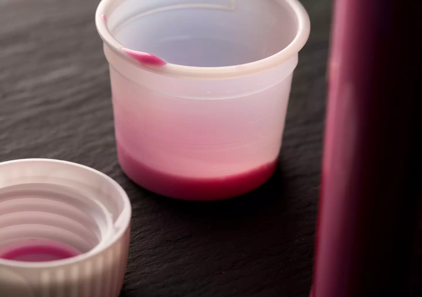 Hernandez disguised pink medicine as an energy drink.