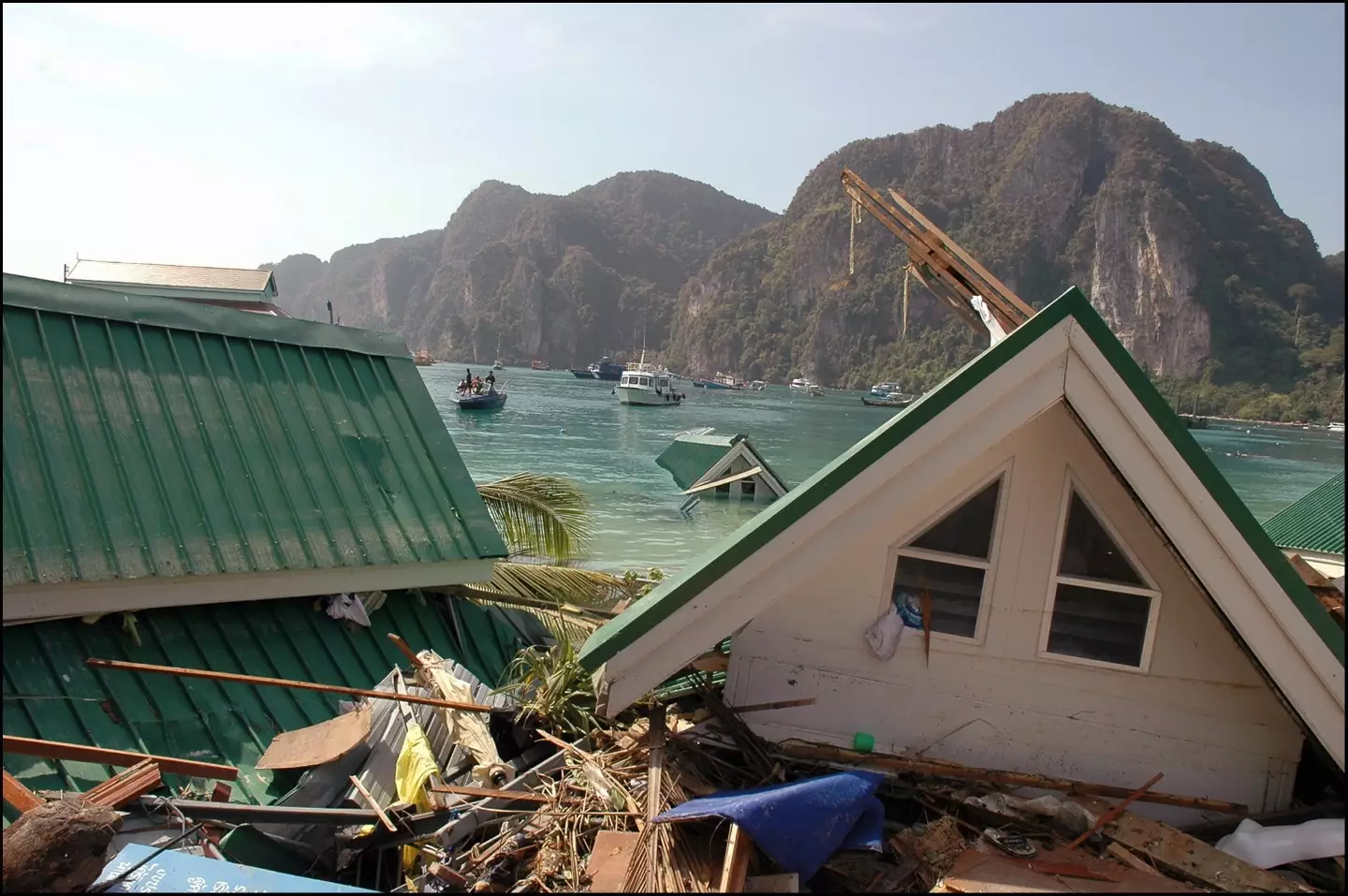 Thailand was devastated by the massive tsunami.