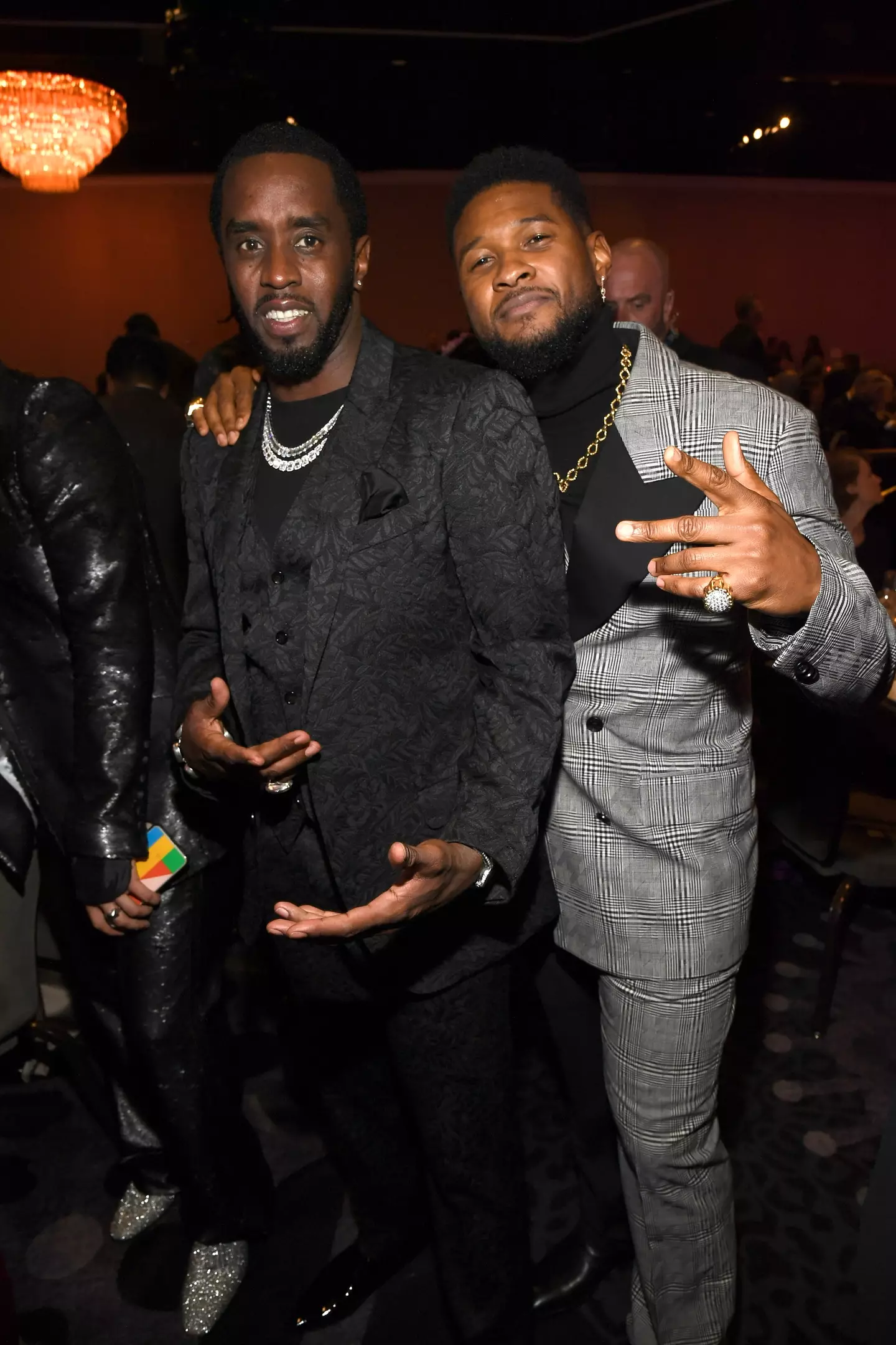 Diddy and Usher (Kevin Mazur/Getty Images for The Recording Academy)