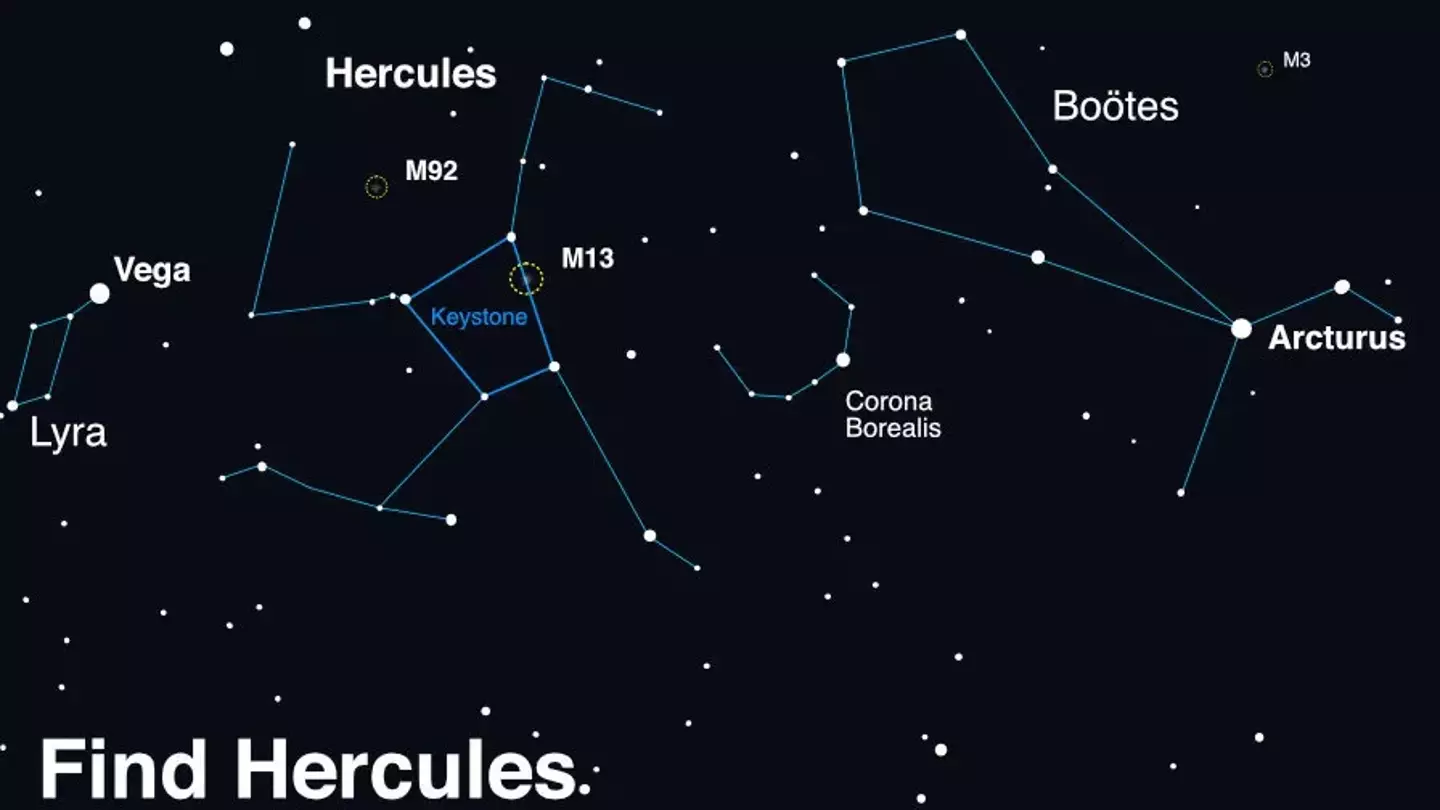 The 'new' star will appear near Hercules and Bootes. (NASA) 