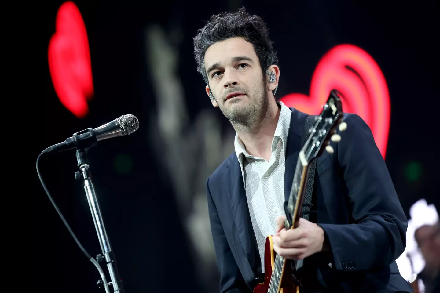 Many fans believe that the lyrics are directed at Matty Healy. (Rich Polk/Getty Images for iHeartRadio)