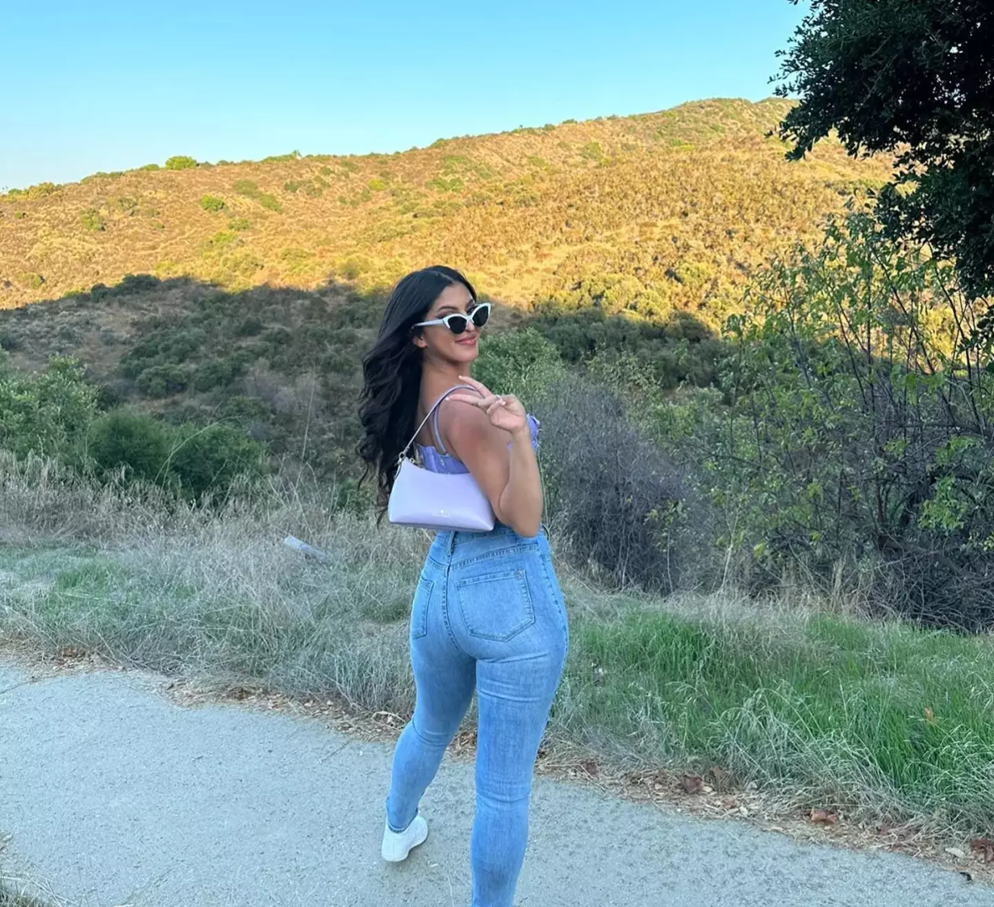 The star posted a positive message last year.