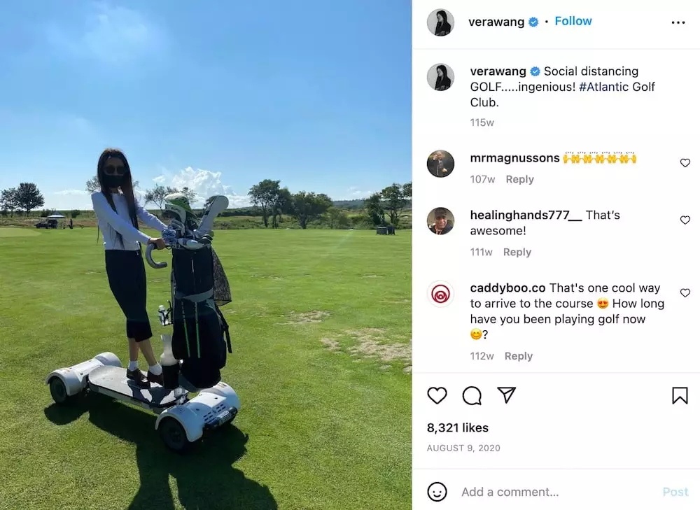 She loves a spot of gold.