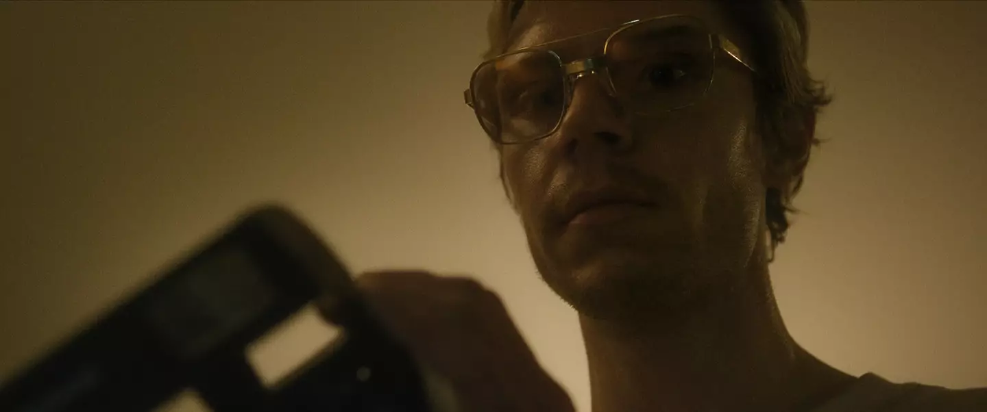 Evan Peters played Jeffrey Dahmer in the hit Netflix series.