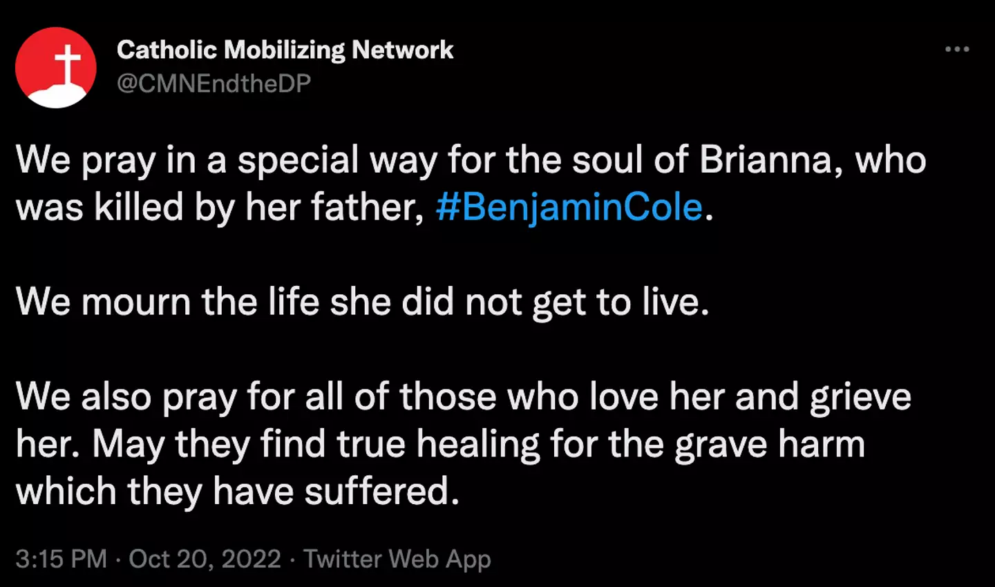 Brianna was nearly nine months old when Cole murdered her.