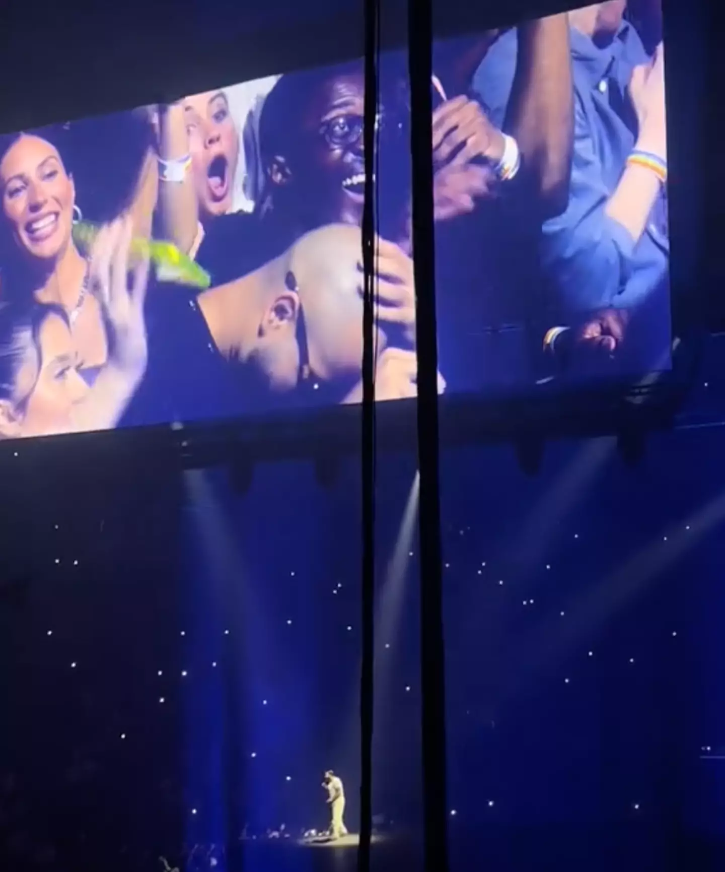 The fan was in total shock.