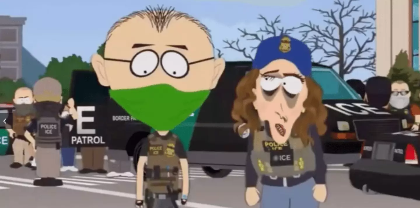 South Park took aim at Noem (Comedy Central)